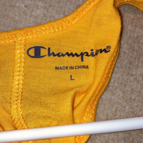 Champion Women's Yellow Iowa Tank Top - Picture 4 of 5